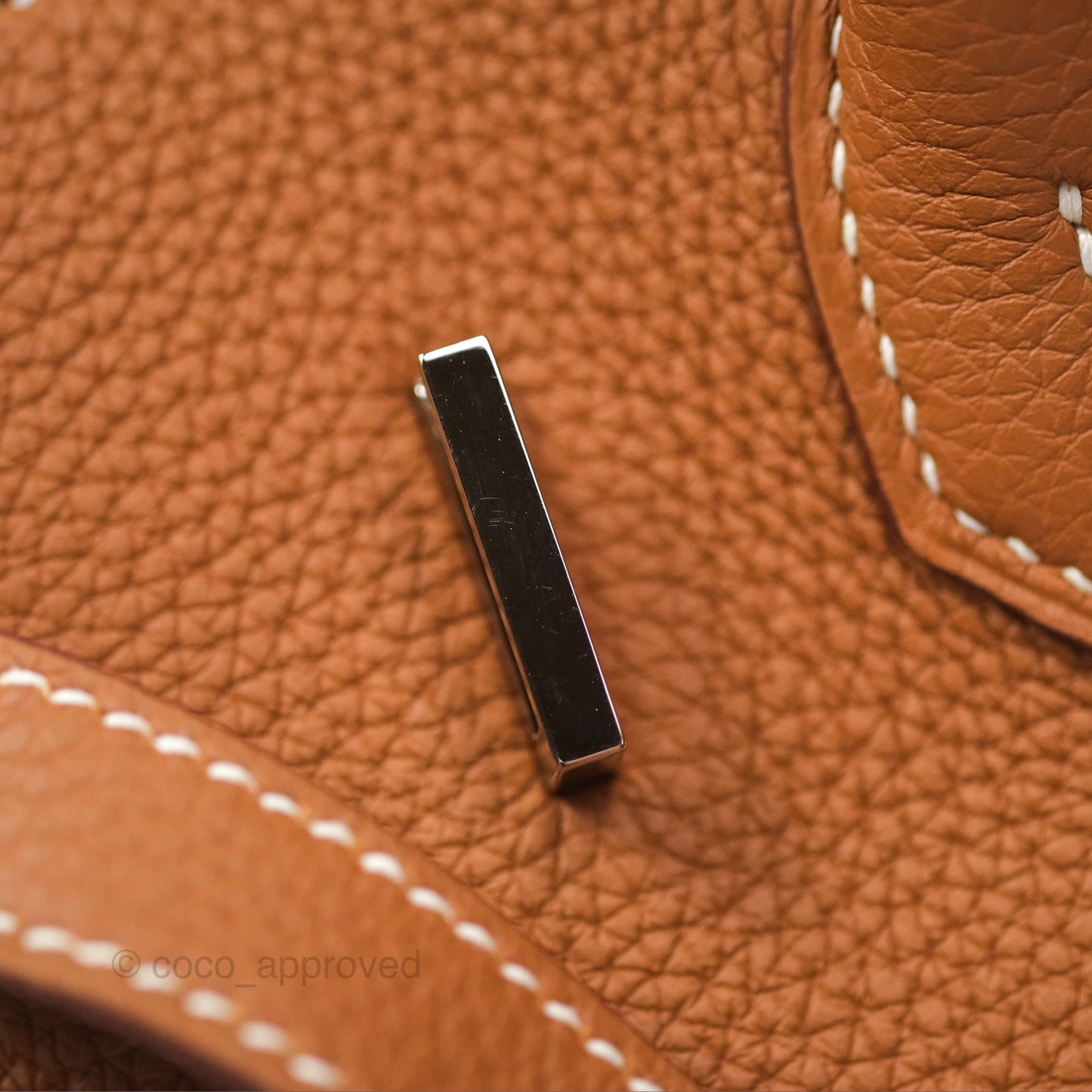 Hermès Birkin 30 Retourne Gold 37 Togo Palladium Hardware