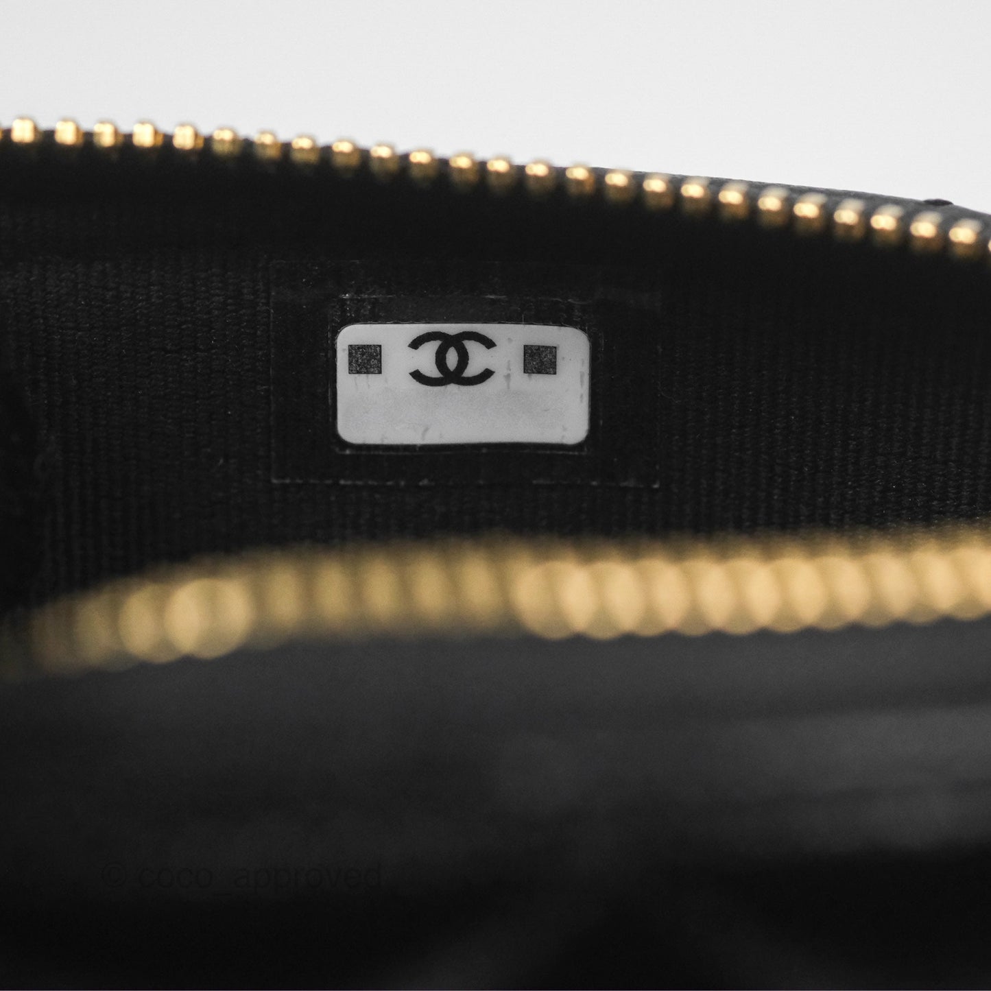 Chanel Mini Handle Clutch with Chain Black Shiny Lambskin Gold Hardware