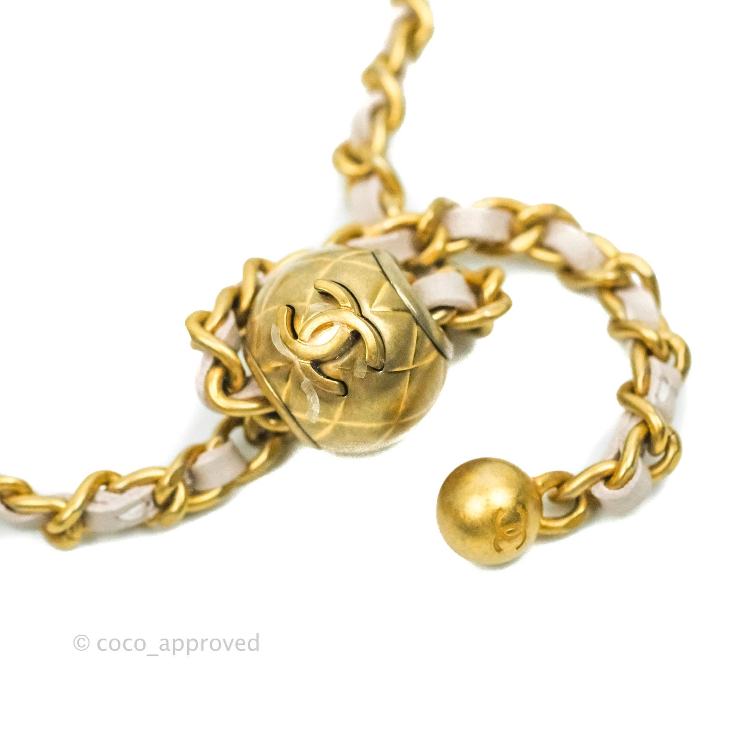 Chanel Classic Mini Pearl Crush Vanity With Chain Lilac Pink Lambskin Aged Gold Hardware