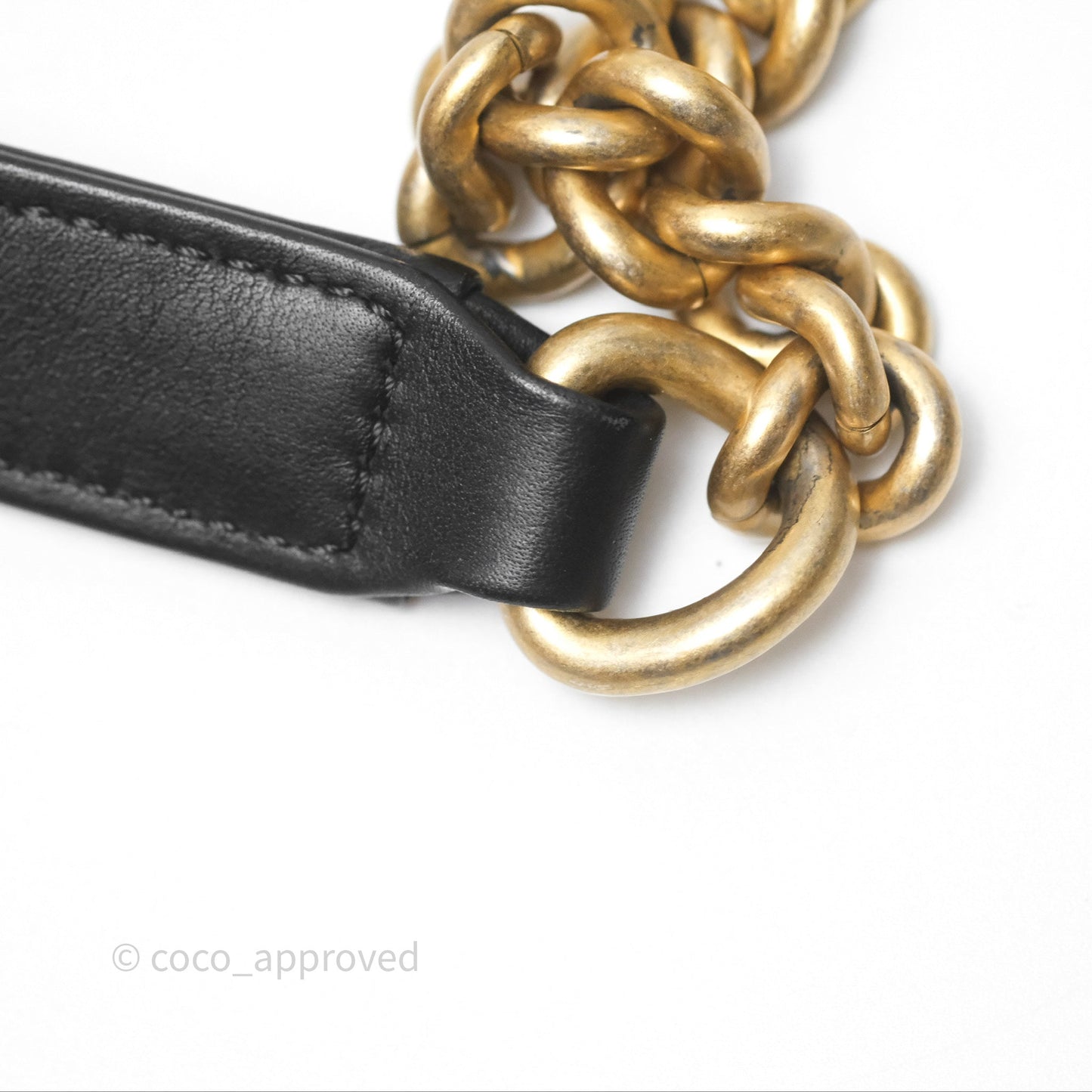 Chanel Quilted Boy Bucket Bag Black Lambskin Aged Gold Hardware