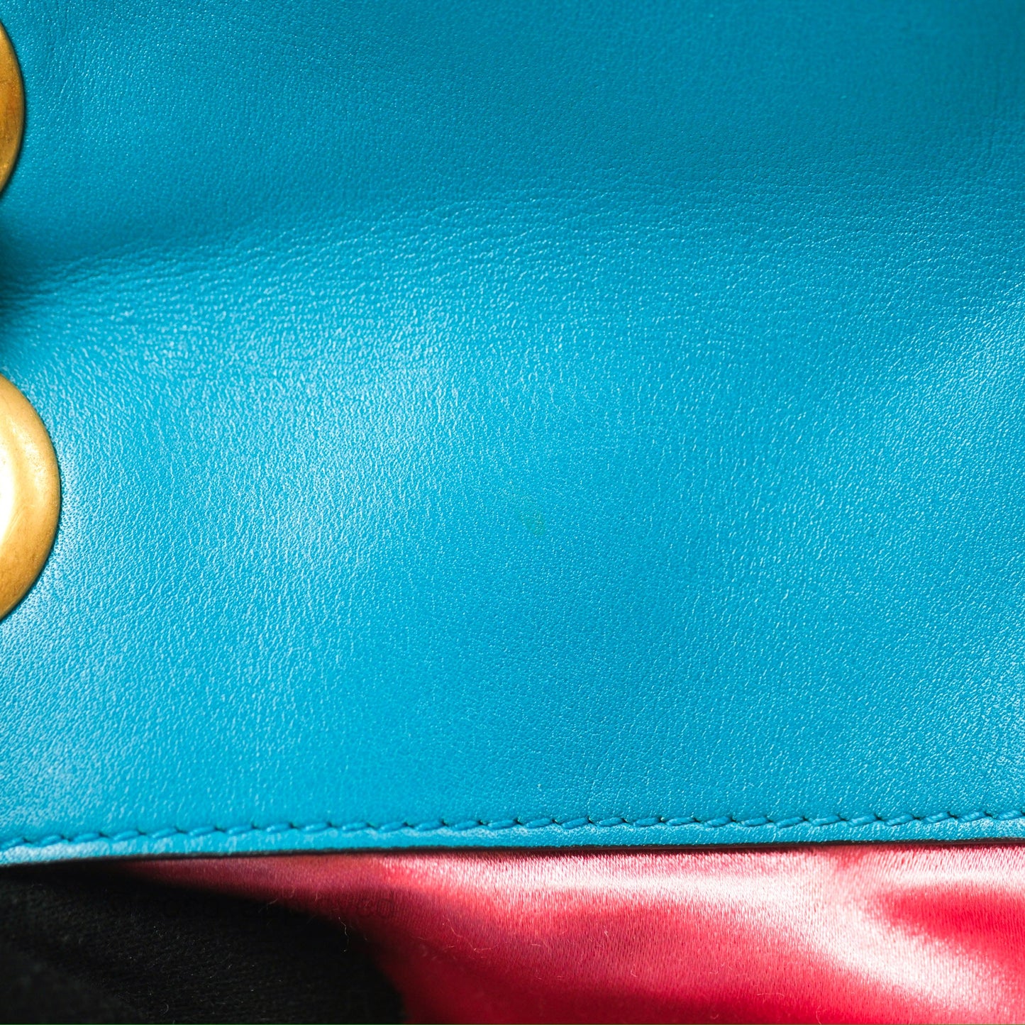 Gucci Mini Marmont Velvet Green Gold Hardware