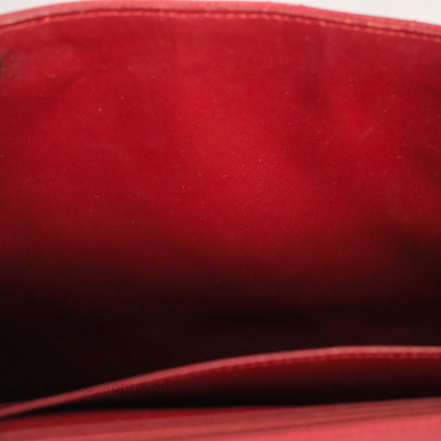Chanel Jumbo Single Flap Dark Red Caviar Silver Hardware⁣⁣