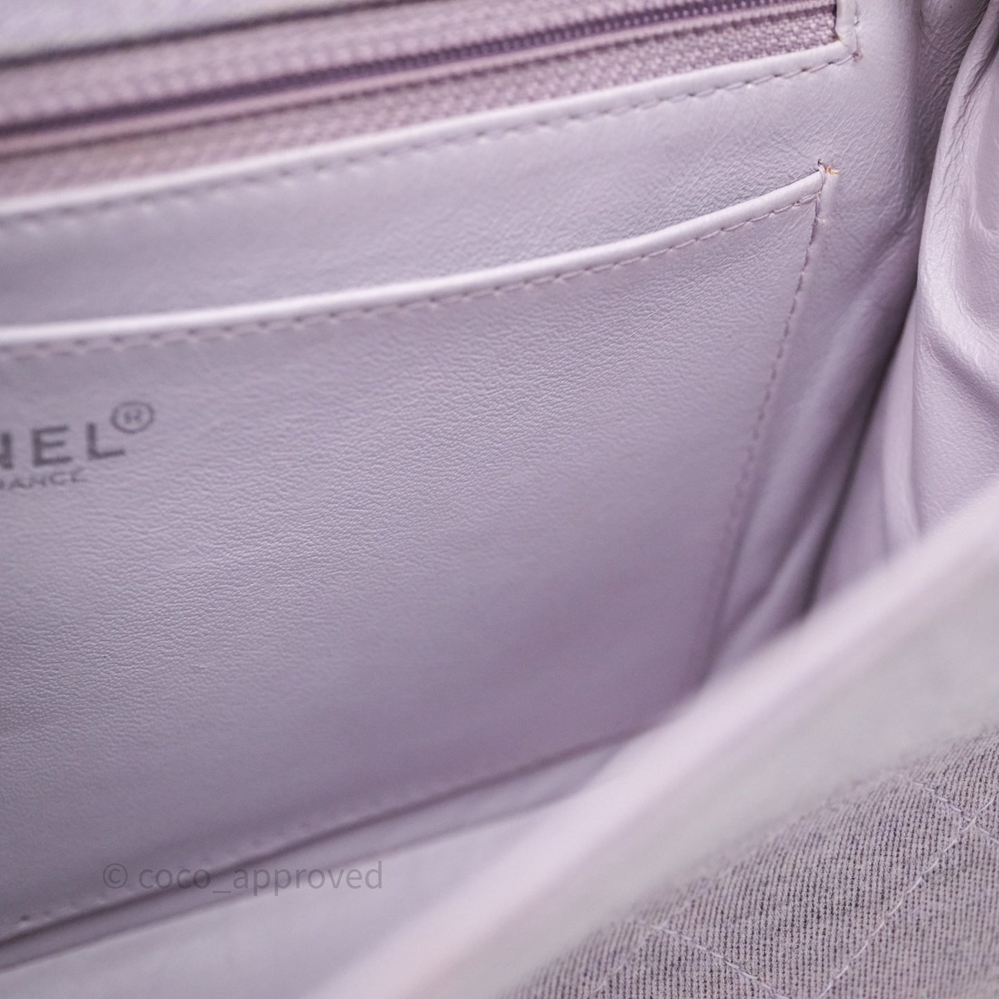 Chanel Medium Single Jersey Flap Bag Purple Silver Hardware