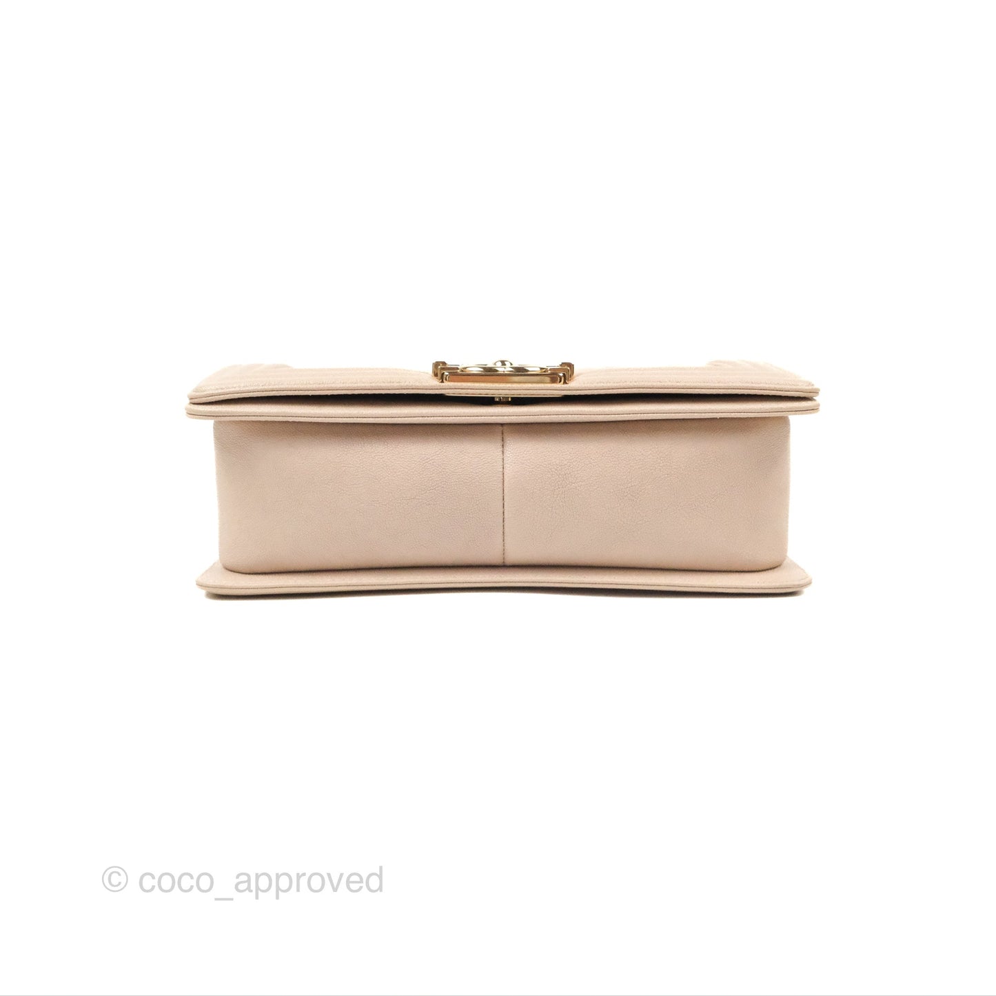 Chanel Quilted Medium Boy Dusty Pink Caviar Gold Hardware