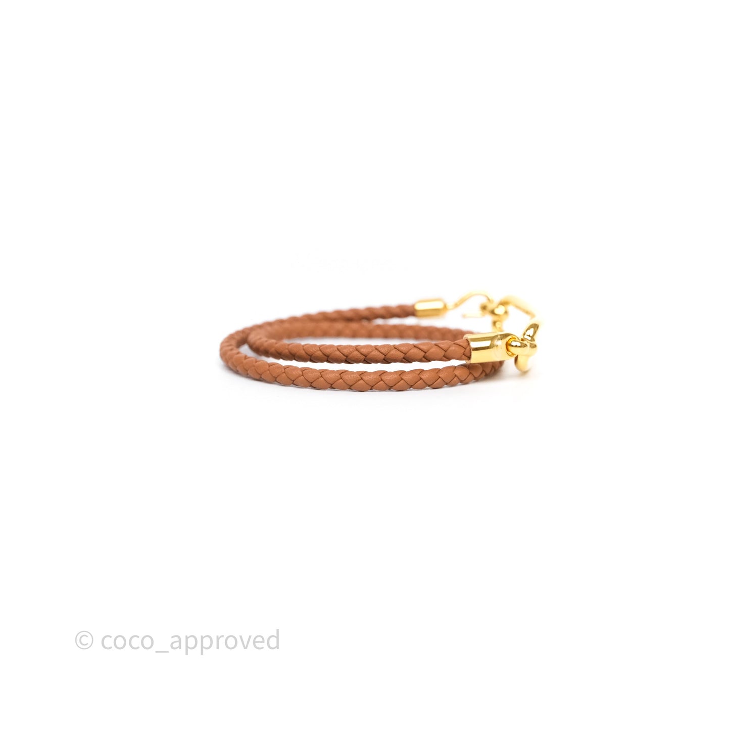 Hermès Roulis Double Tour Bracelet Gold Gold Hardware
