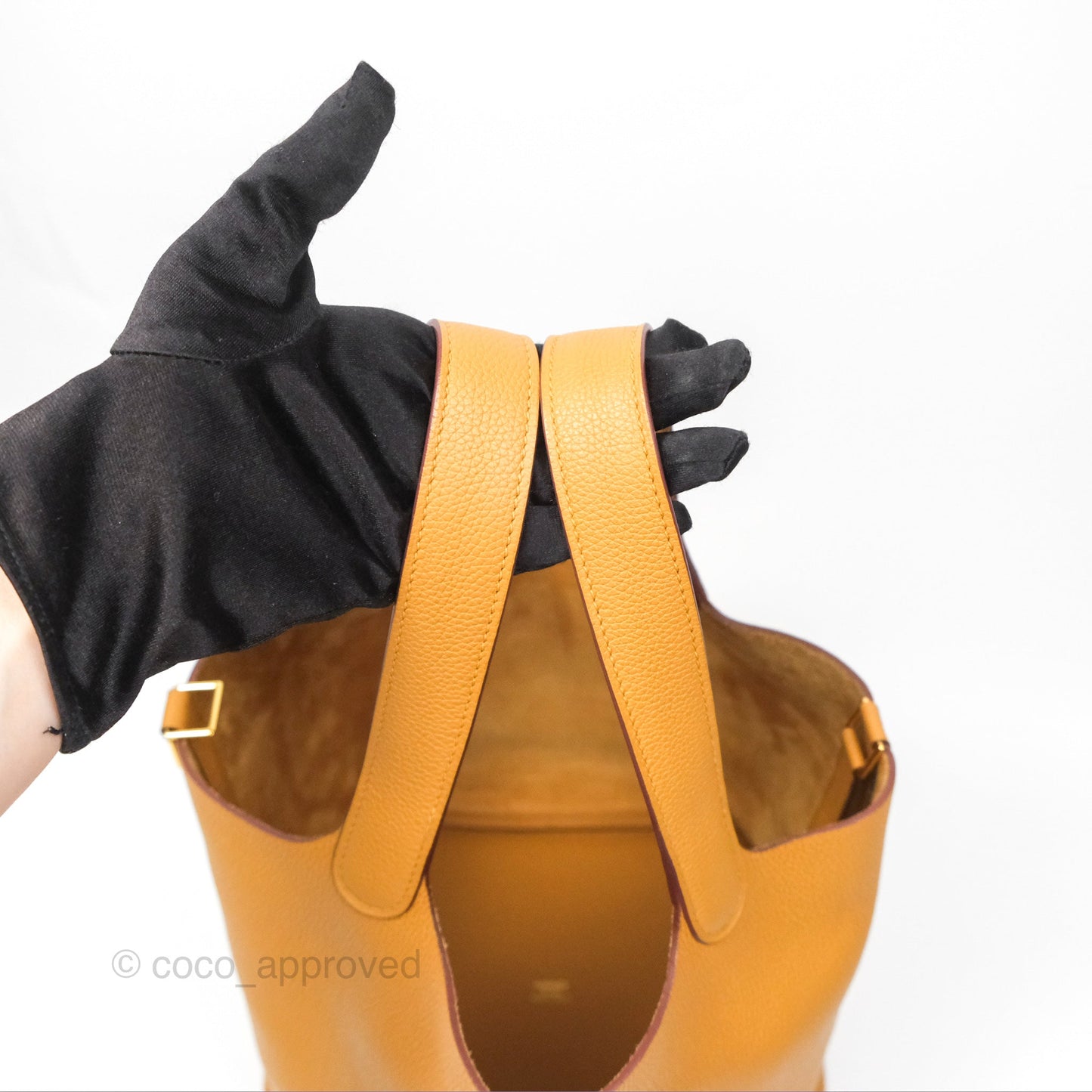 Hermès Picotin 22 Sesame 2S Clemence Gold Hardware