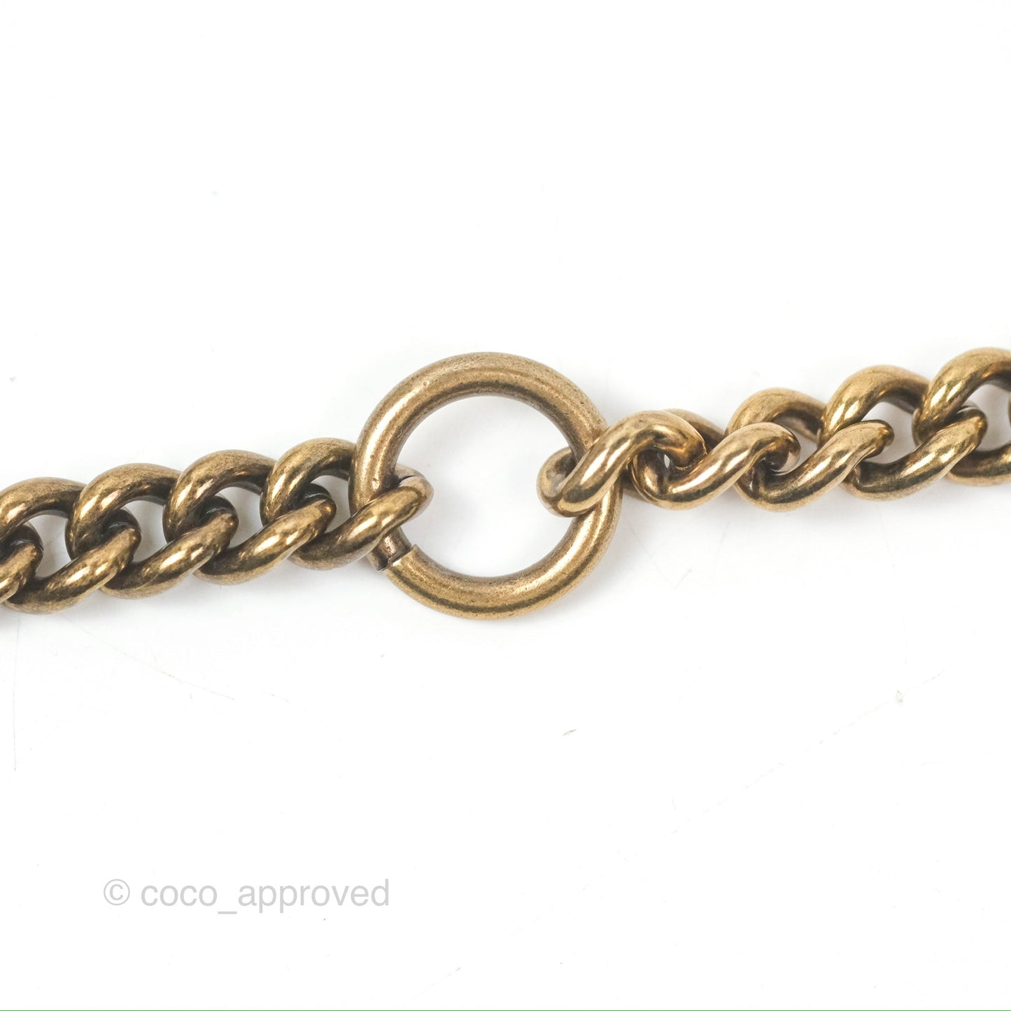 Chanel CC Crown Flap White Calfskin Antique Gold Hardware