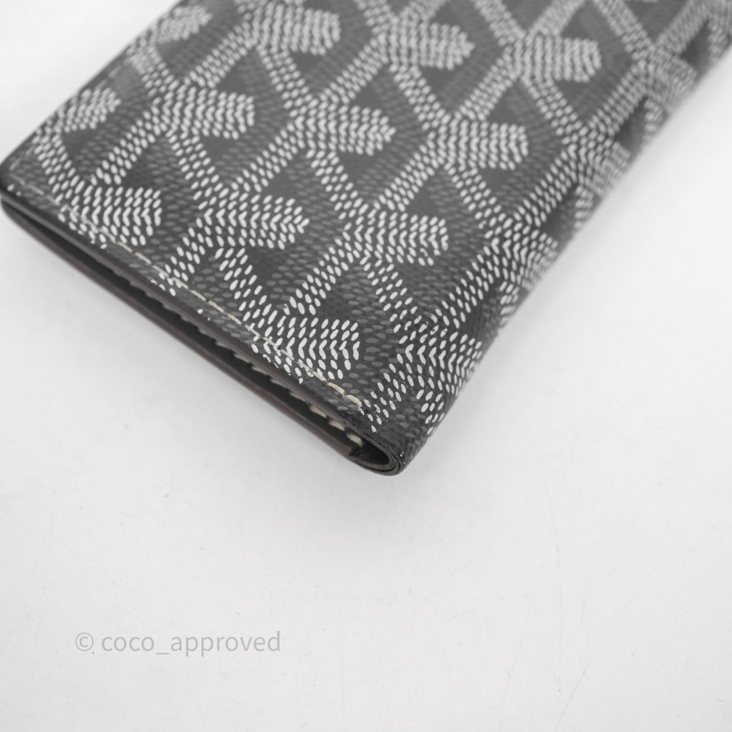 Goyard Saint Pierre Card Wallet Grey Goyardine