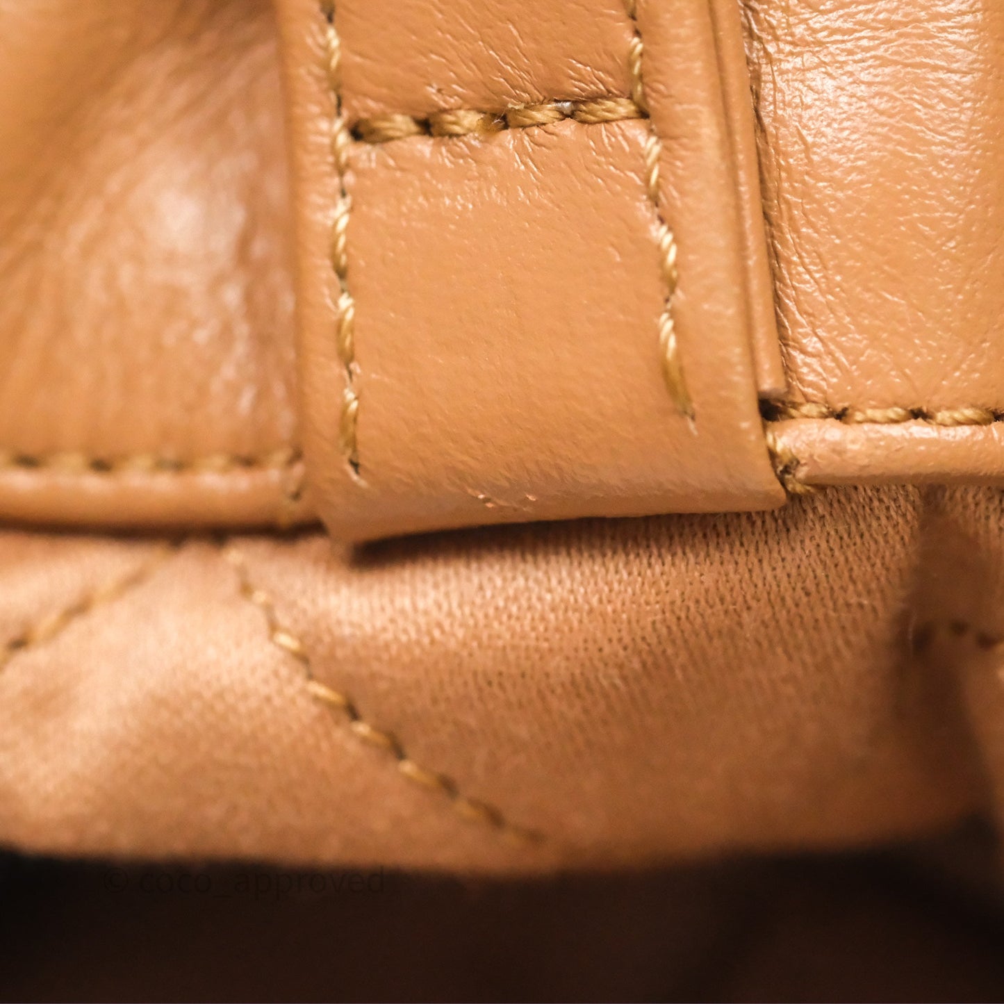 Chanel 22 Small Backpack Camel Shiny Calfskin Gold Hardware
