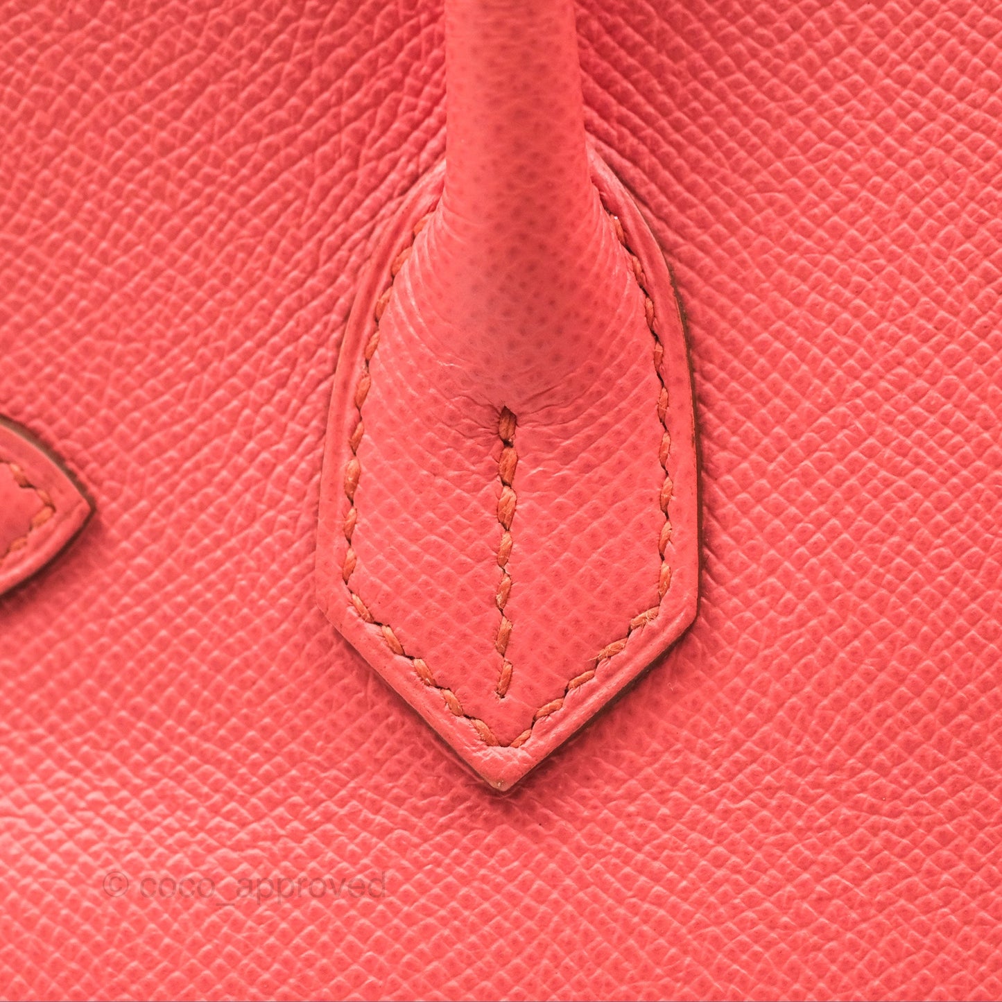 Hermès Birkin 30 Retourne Flamingo I5 Epsom Gold Hardware