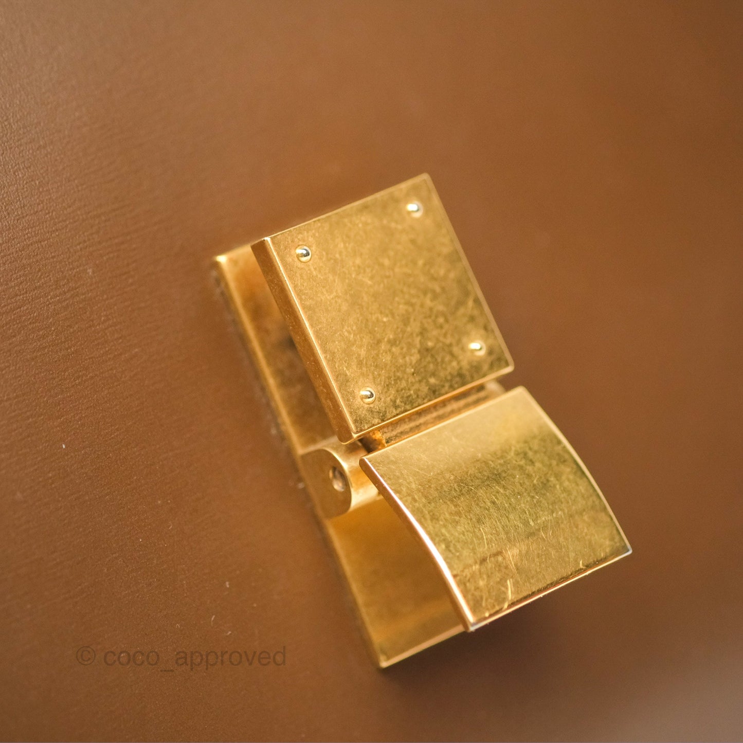 Celine Teen Classic Box Flap Caramel Box Calfskin