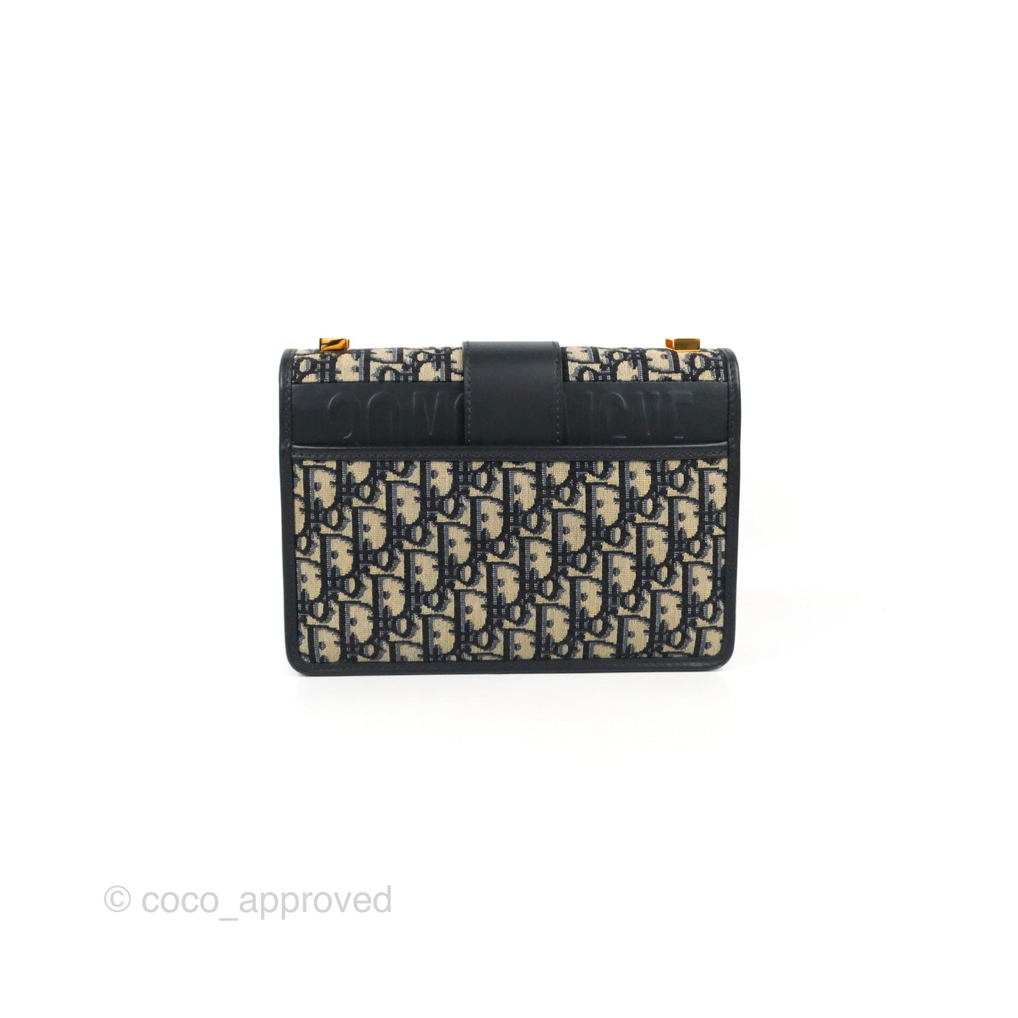 Dior 30 Montaigne Bag Blue Dior Oblique Jacquard