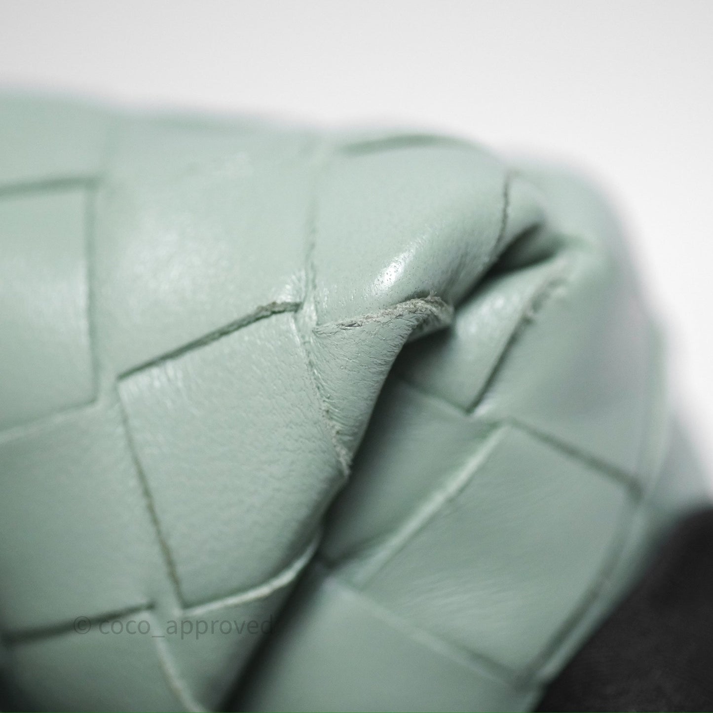 Bottega Veneta Mini Jodie Bag Intrecciato Green Lambskin Gold Hardware⁣⁣