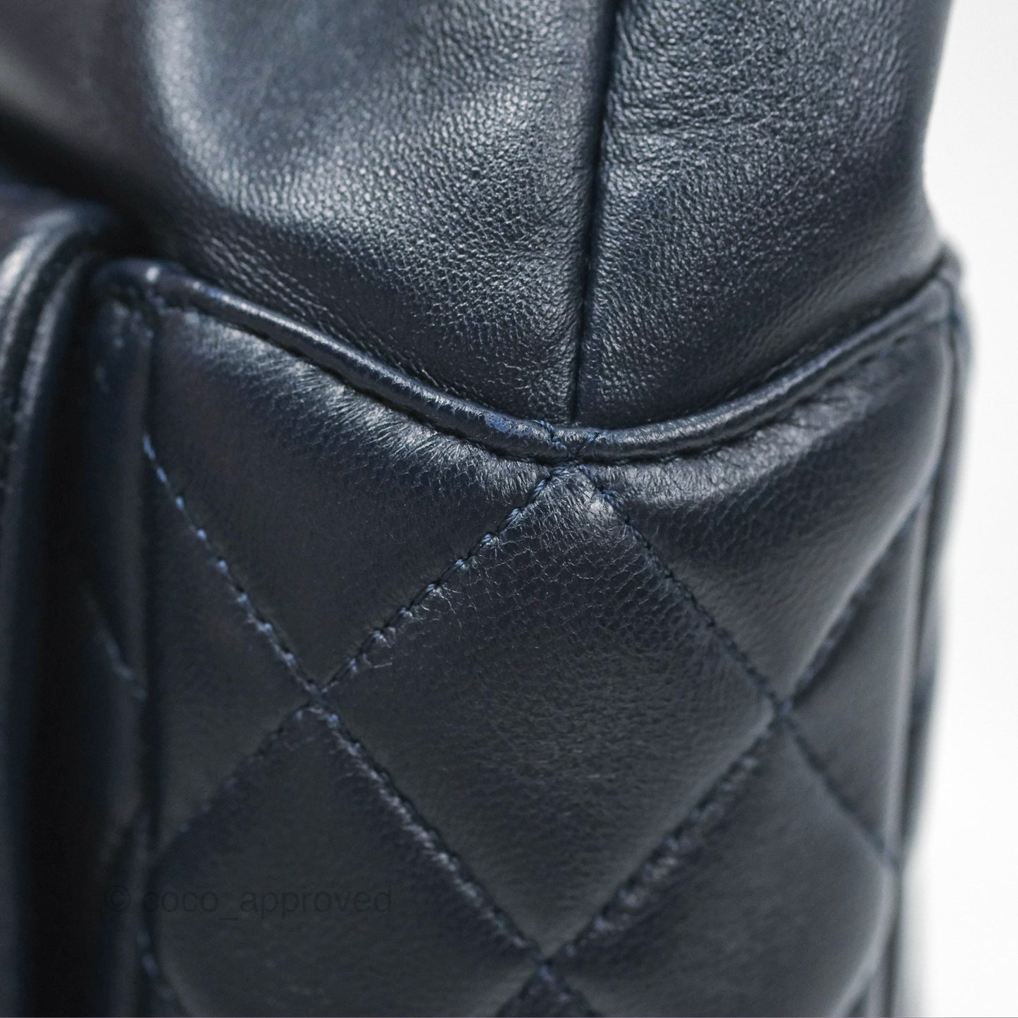 Chanel Small Seoul Backpack Navy Lambskin Gold Hardware