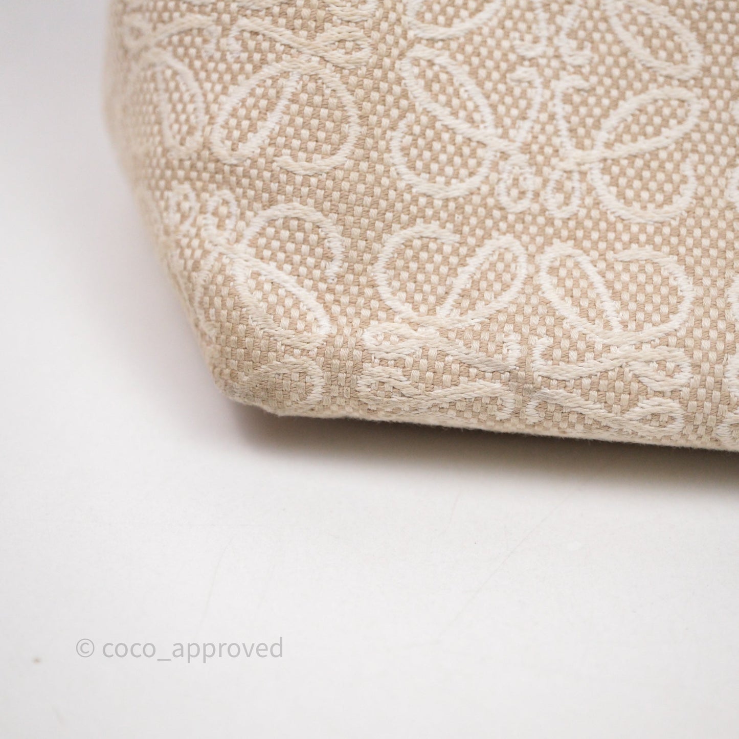 Loewe Top Handle Cubi Bag Anagram Jacquard
