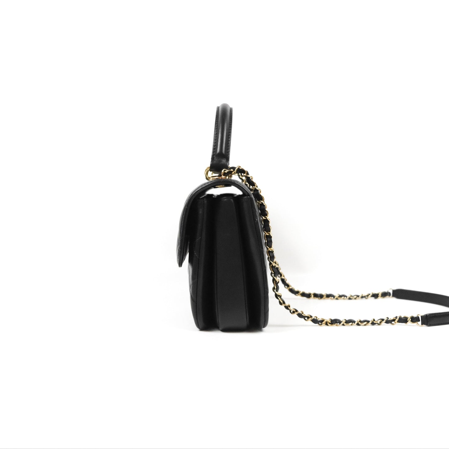 Chanel Trendy CC Small Black Lambskin Gold Hardware