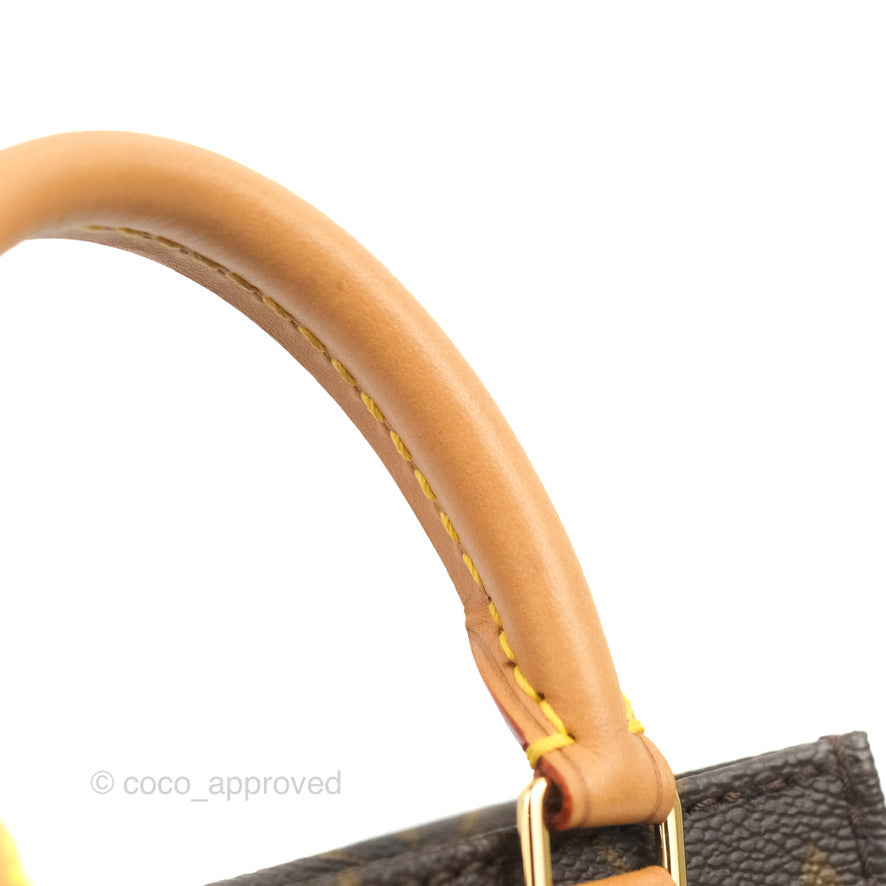 Louis Vuitton Petit Sac Plat Bag Monogram (No Strap)