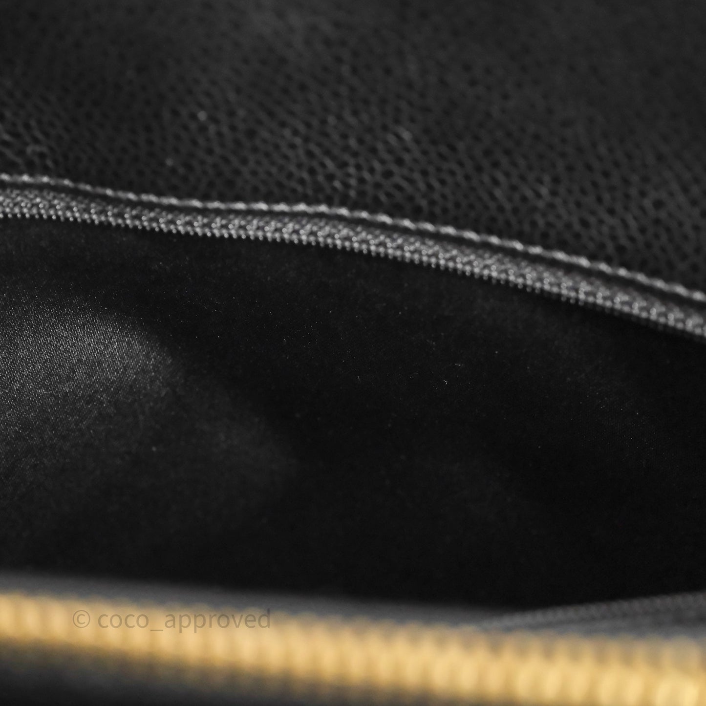 Chanel GST Black Caviar Gold Hardware
