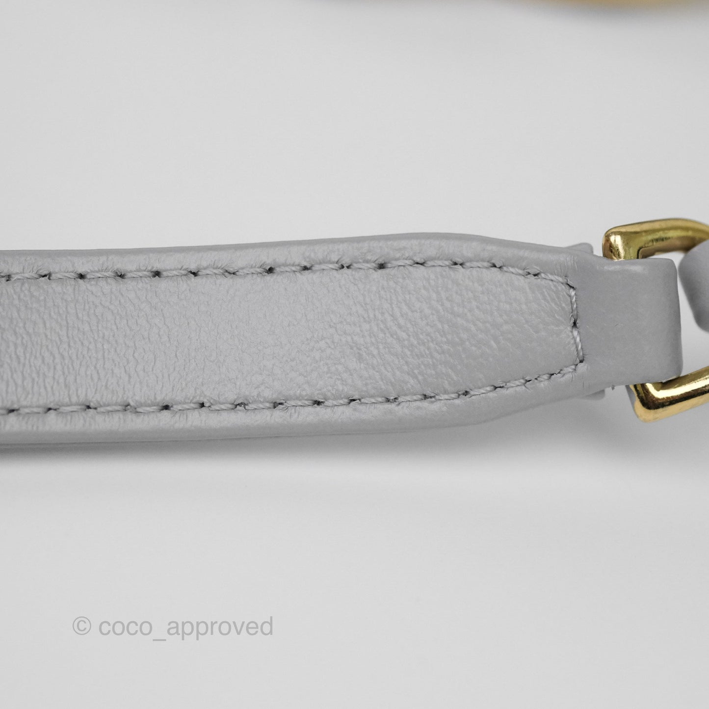 Chanel Medium Color Match Flap Grey Lambskin Aged Gold Hardware 22A