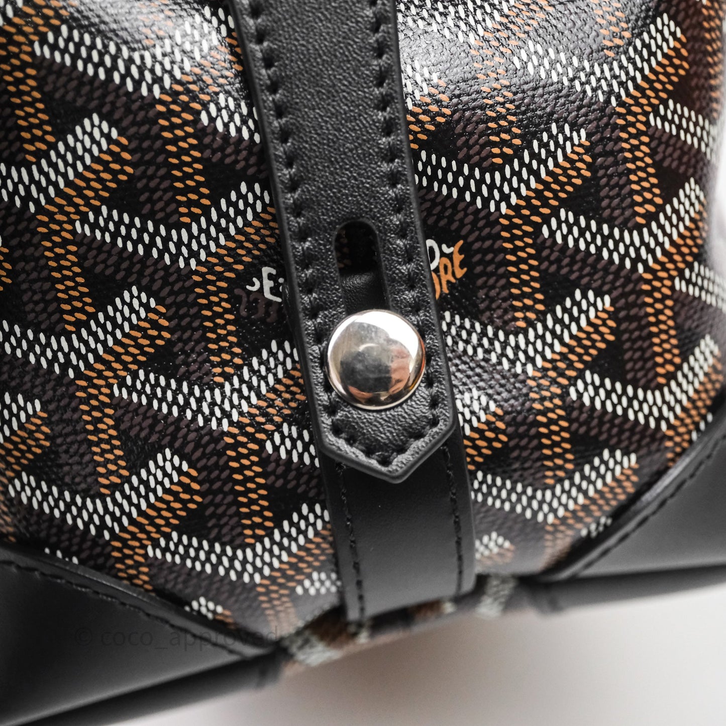 Goyard Bowling 25 Toiletry Black