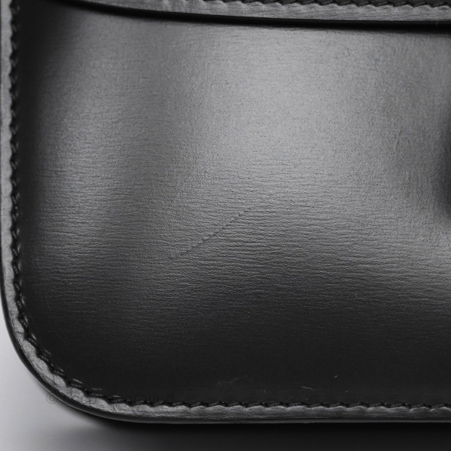 Celine Teen Classic Box Flap Dark Grey Box Calfskin