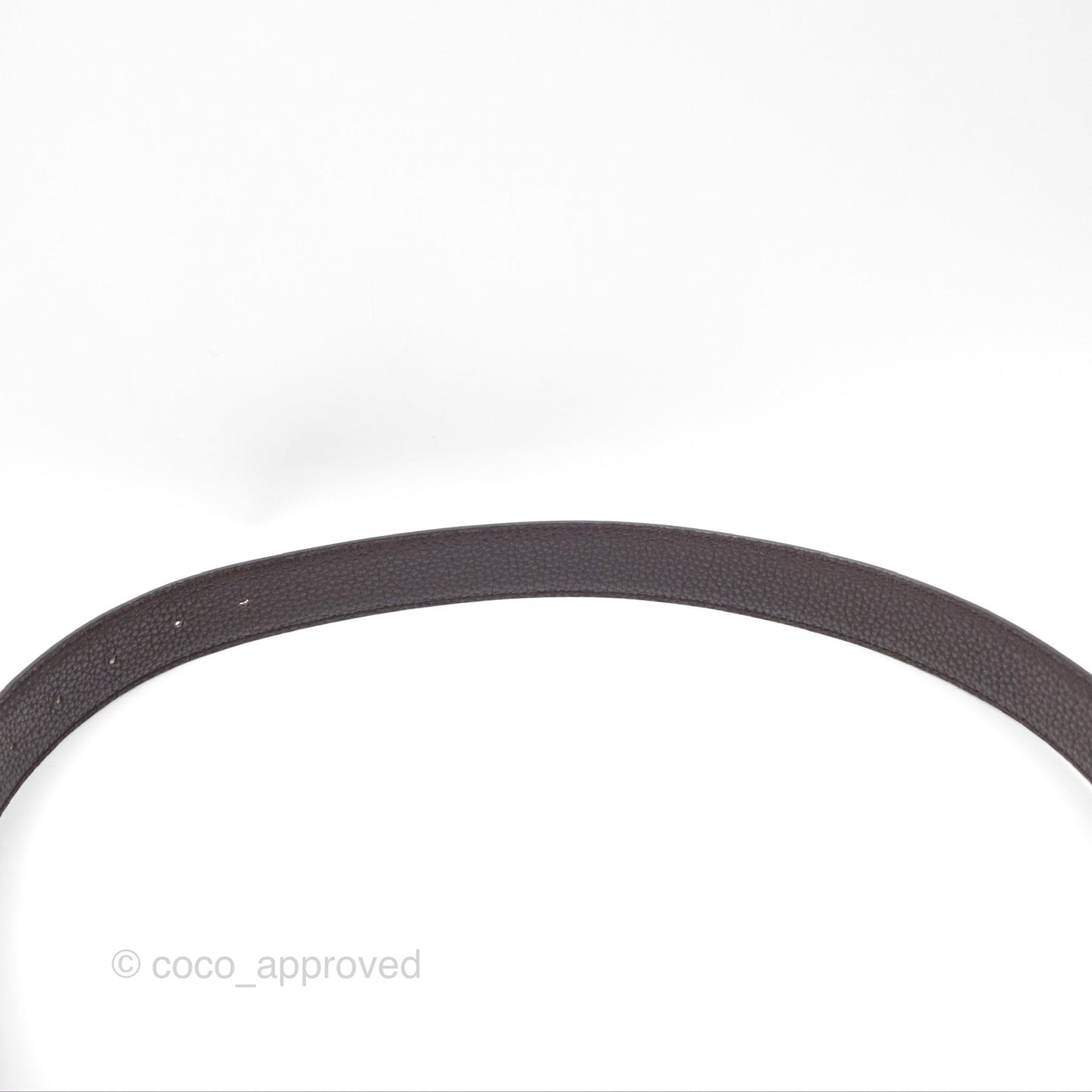 Hermès H Belt Buckle & Reversible Strap Black Palladium Hardware