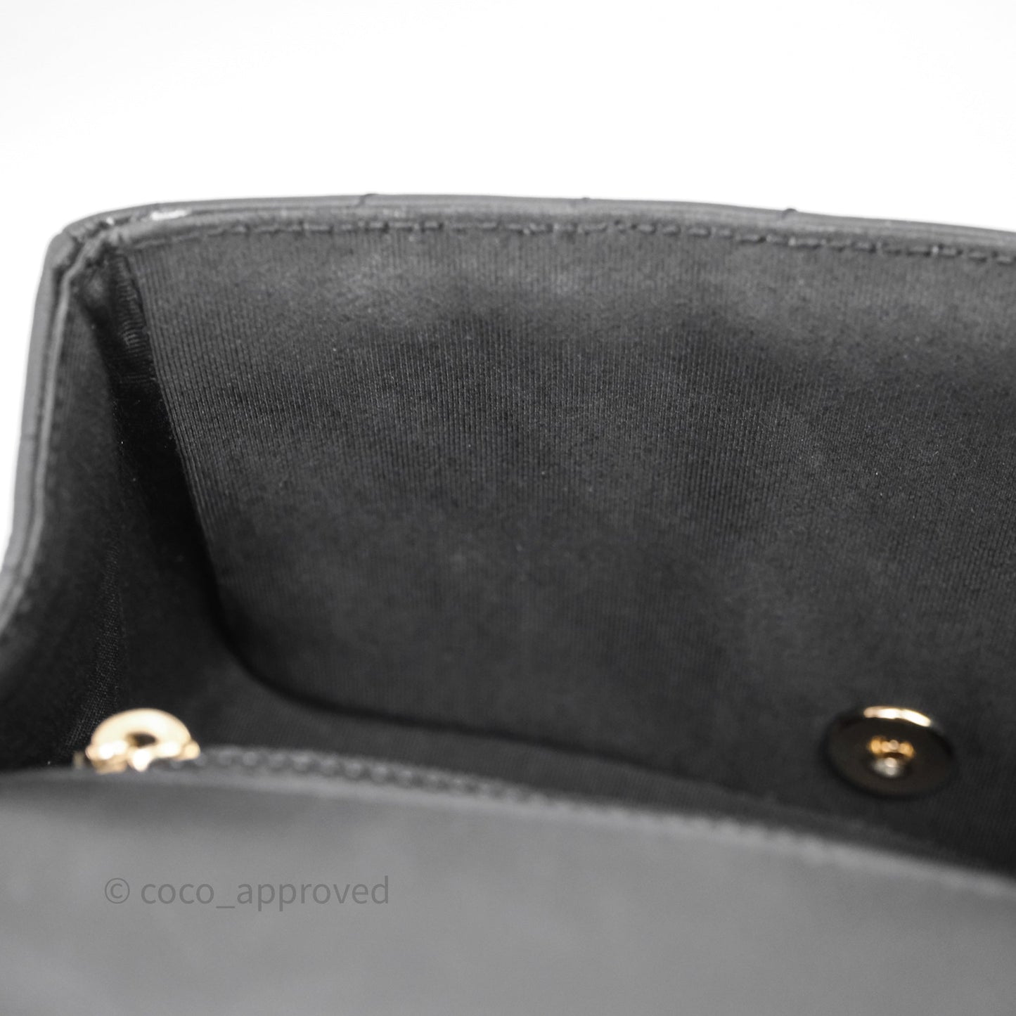 Chanel Small Statement Chevron Flap Bag Black Gold Hardware
