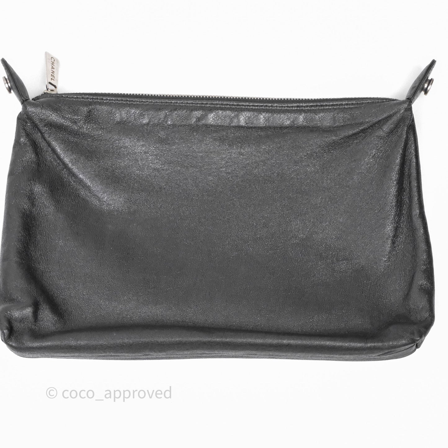 Chanel Vintage Quilted Kelly Waffle Bag Silver Hardware
