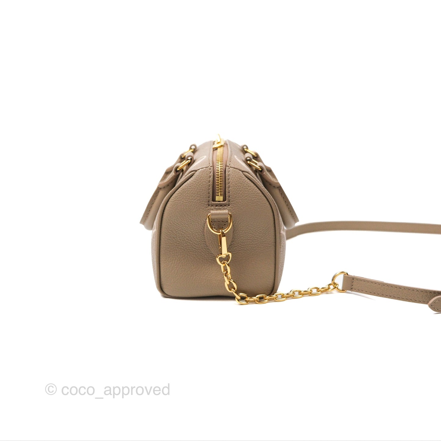 Louis Vuitton Speedy Bandoulière 20 Monogram Empreinte Tourterelle/Cream