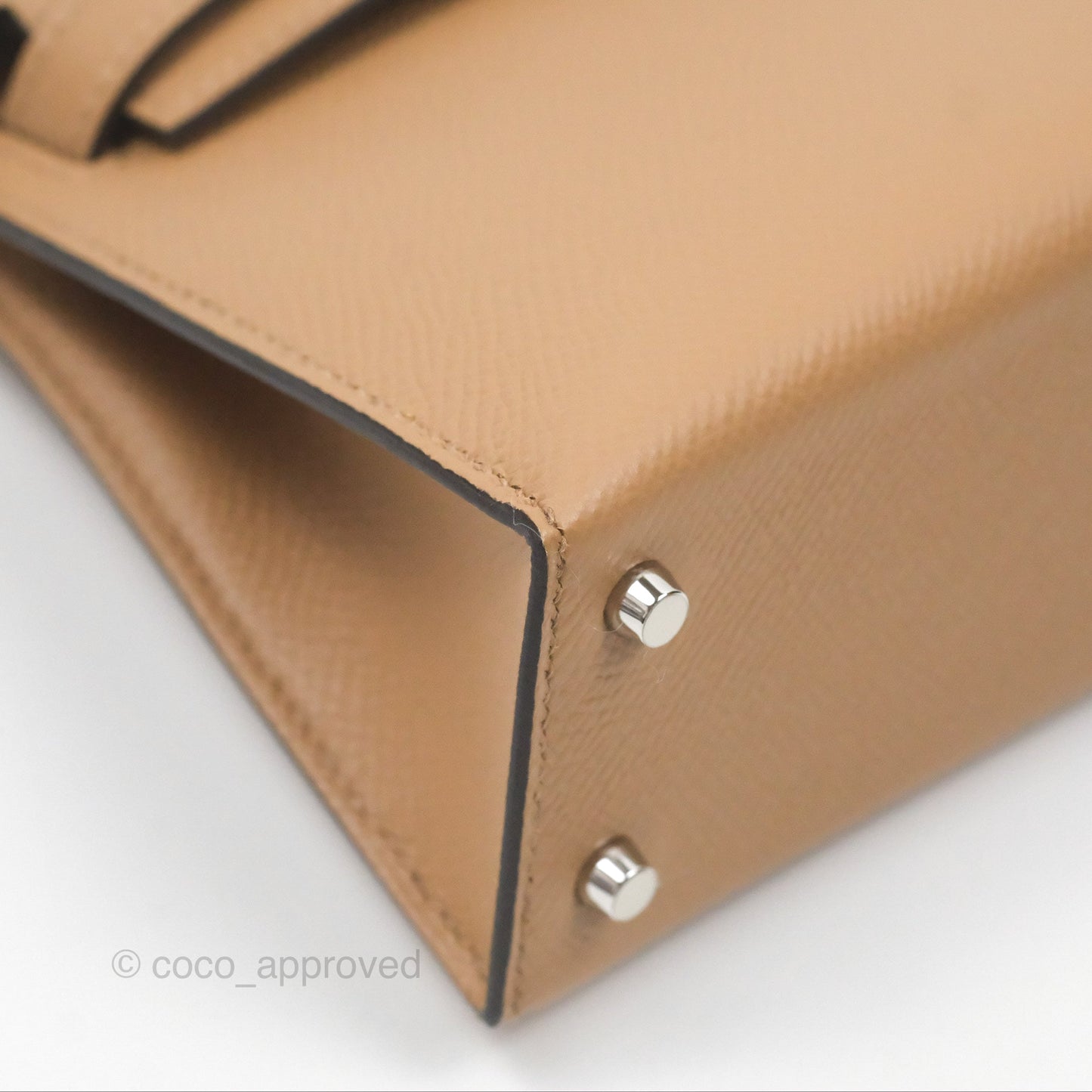 Hermès Mini Kelly II Chai 0M Epsom Palladium Hardware
