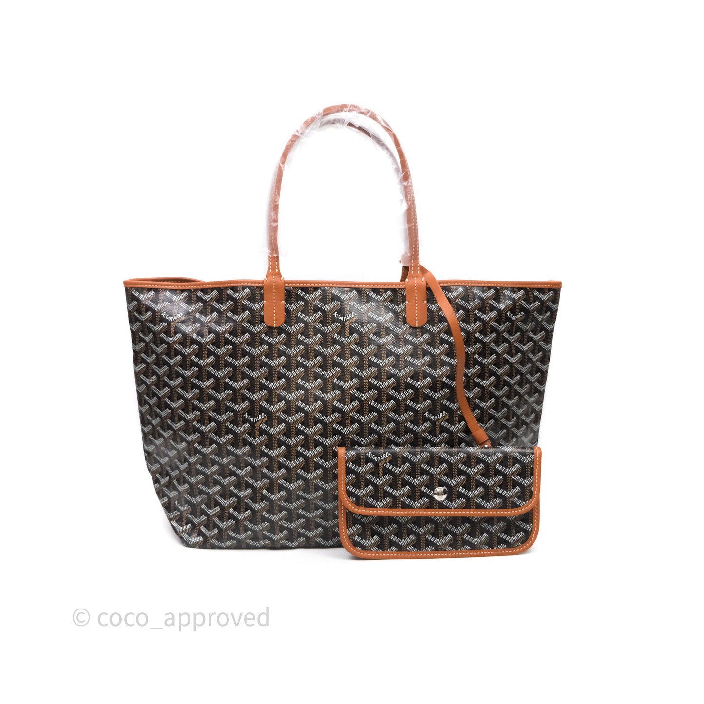 Goyard St Louis Tote PM Tan Black