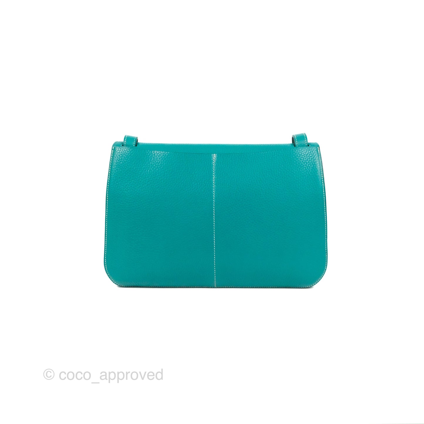 Hermès Halzan 31 Vert Verone Clemence Palladium Hardware