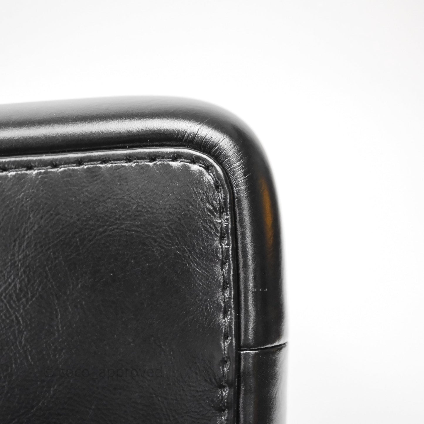 Chanel Small Gabrielle Backpack Quilted Black Aged Calfskin