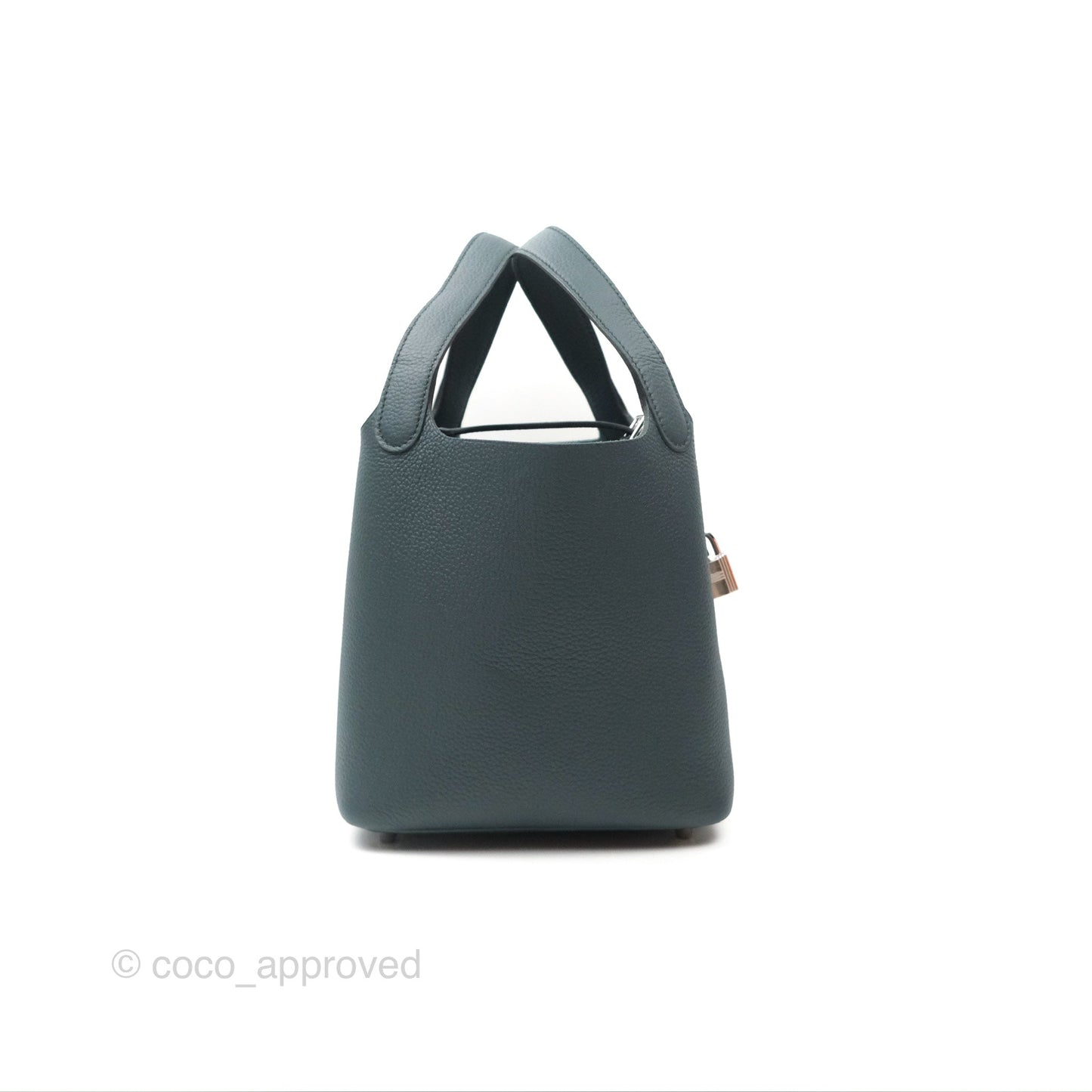 Hermès Picotin Lock 18 Vert Rousses Clemence Palladium Hardware