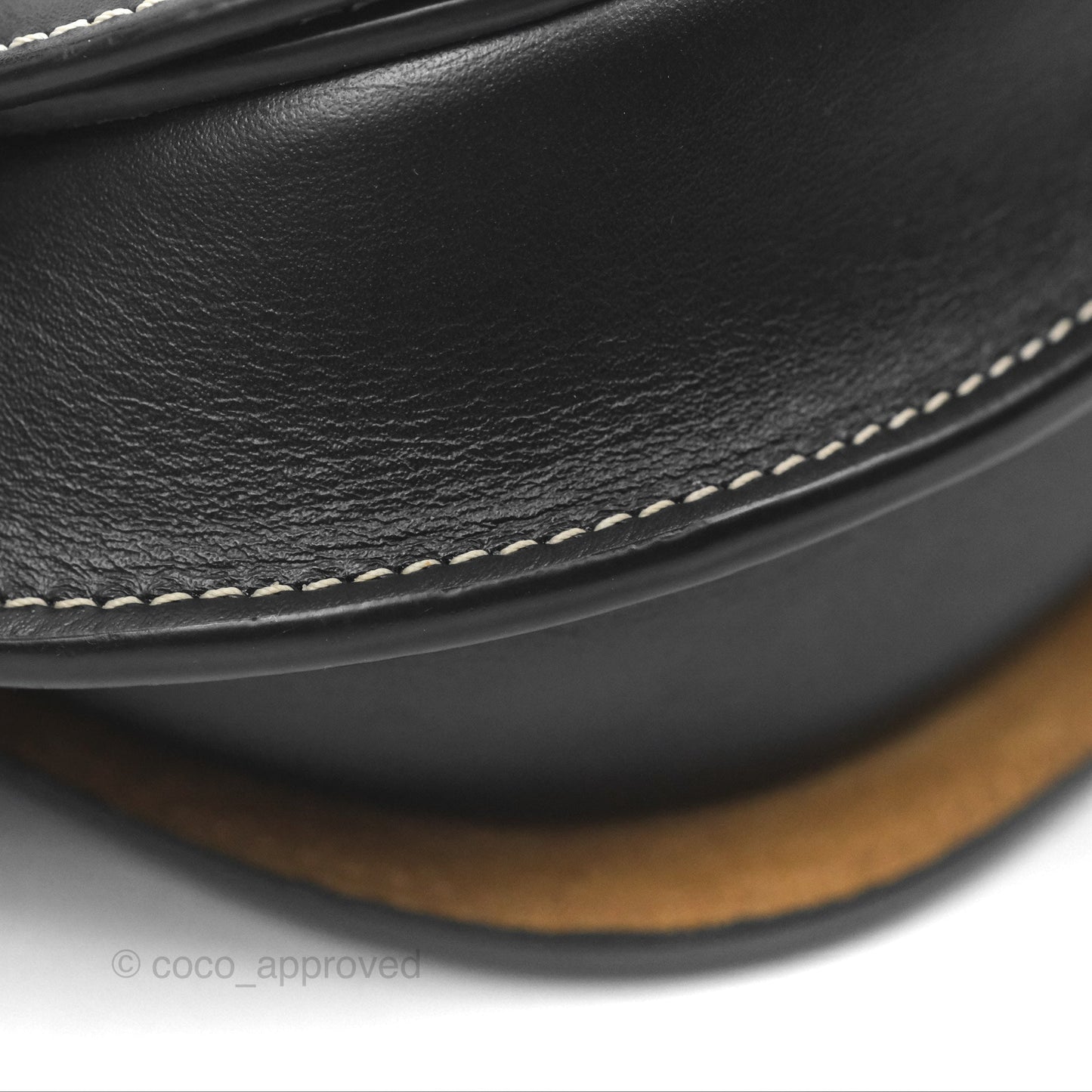 Loewe Mini Gate Belt Bag in Soft Calfskin Black