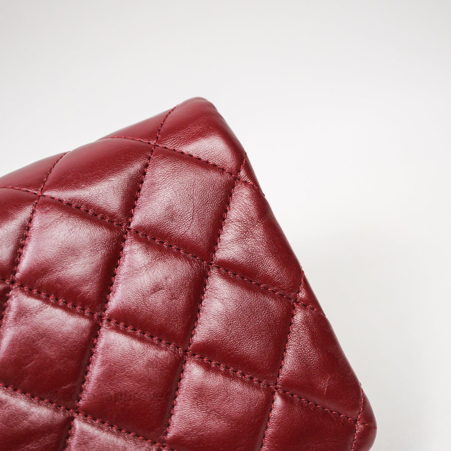 Chanel Small All Slide Adjustable Chain Flap Bag Burgundy Lambskin Aged Gold Hardware