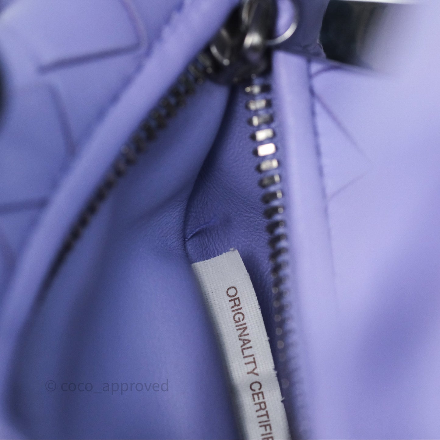 Bottega Veneta Mini Jodie Bag Purple Intrecciato Lambskin