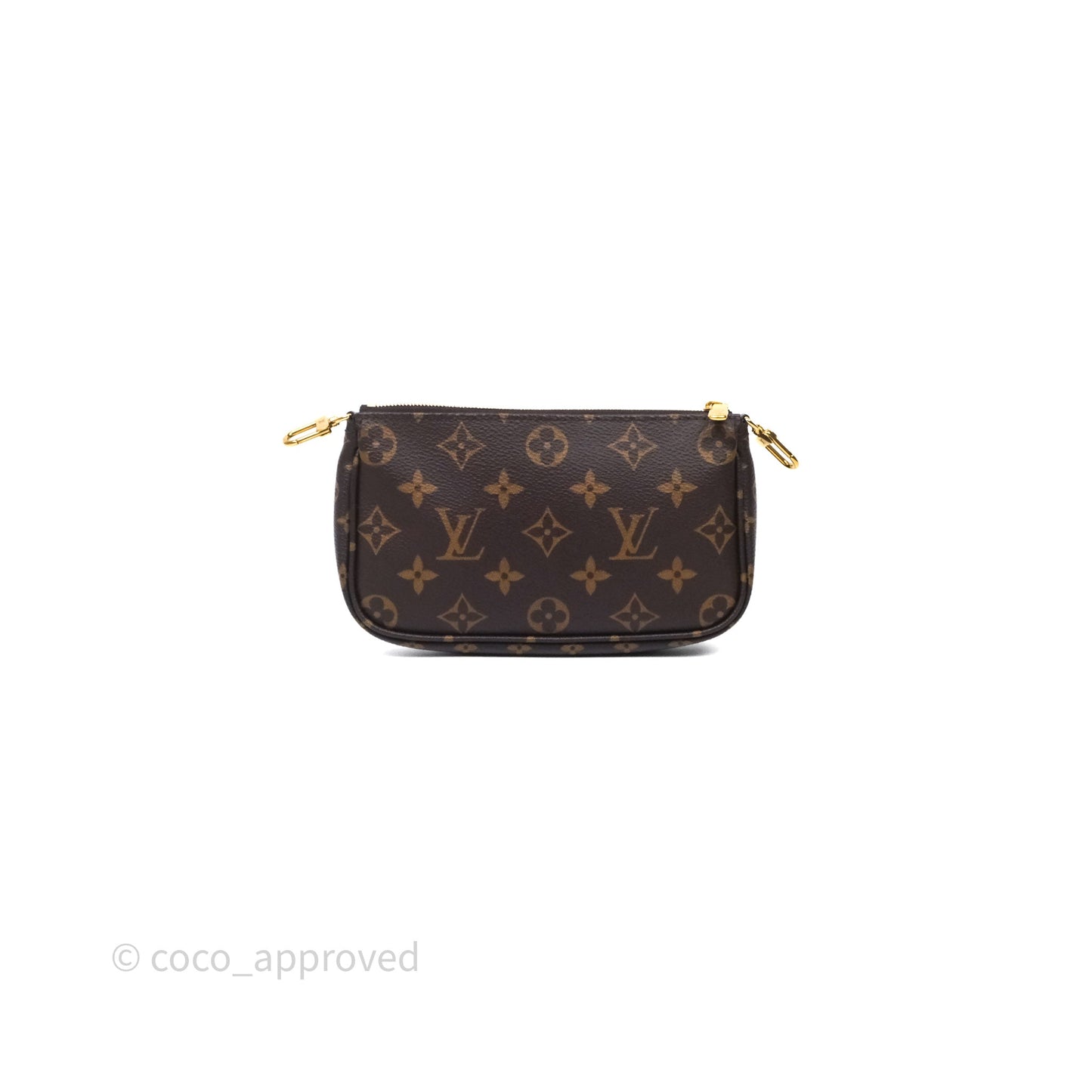 Louis Vuitton Multi Pochette Accessories Khaki Monogram Canvas
