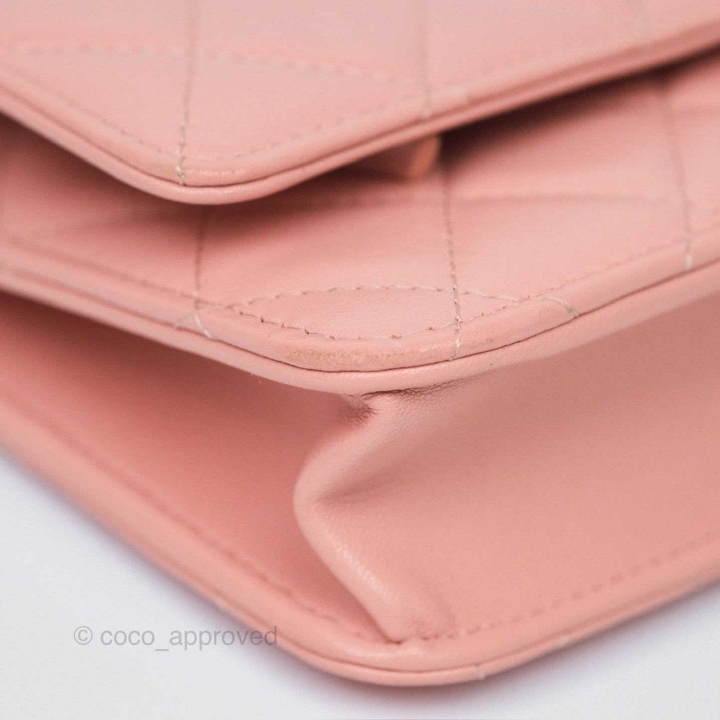 Chanel Trendy CC WOC Quilted Salmon Pink Lambskin Gold Hardware