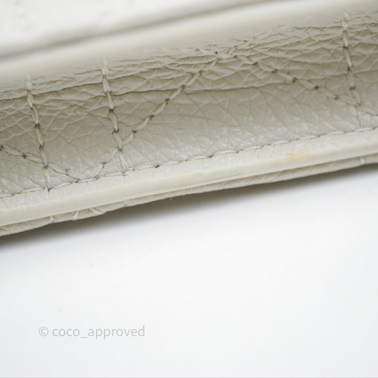 Dior Caro Pouch with Chain Latte Supple Cannage Calfskin