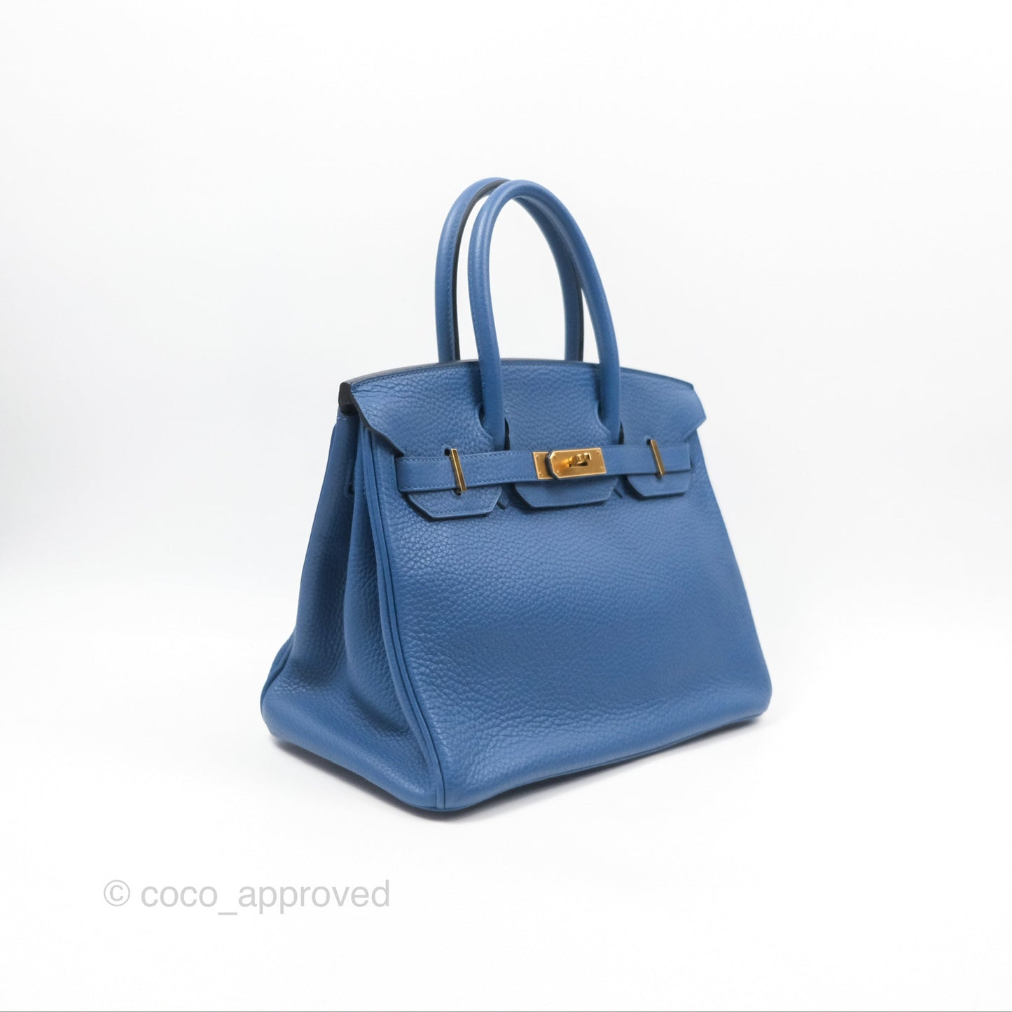 Hermès Birkin 30 Mykonos Togo Gold Hardware