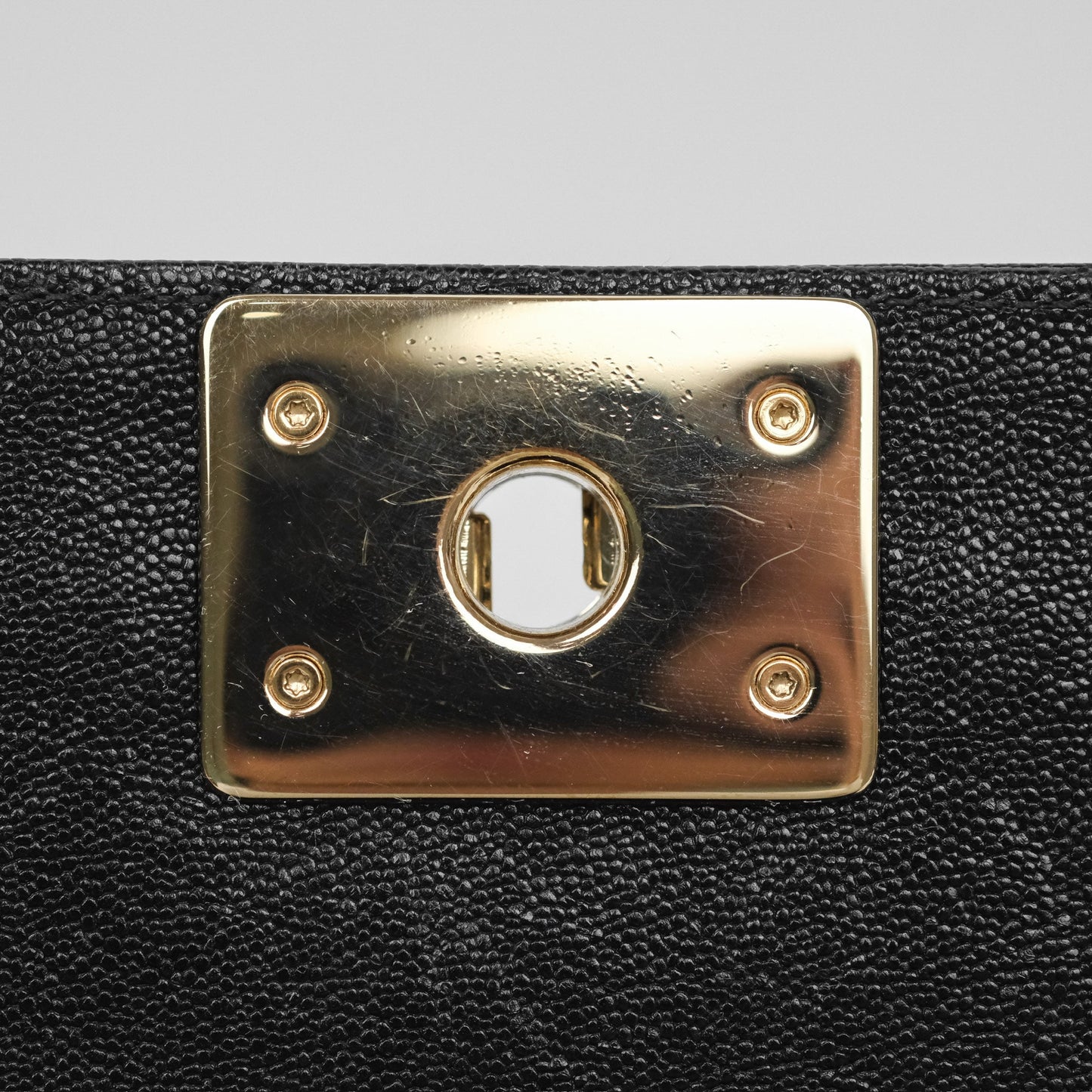Chanel Small Boy Chevron Black Caviar Gold Hardware