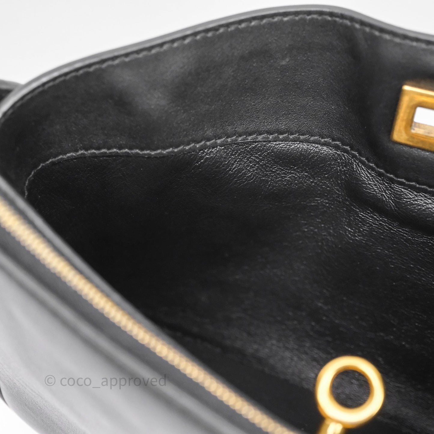 Balenciaga Rodeo Sling Pochette Leather Shoulder Bag Black Calfskin