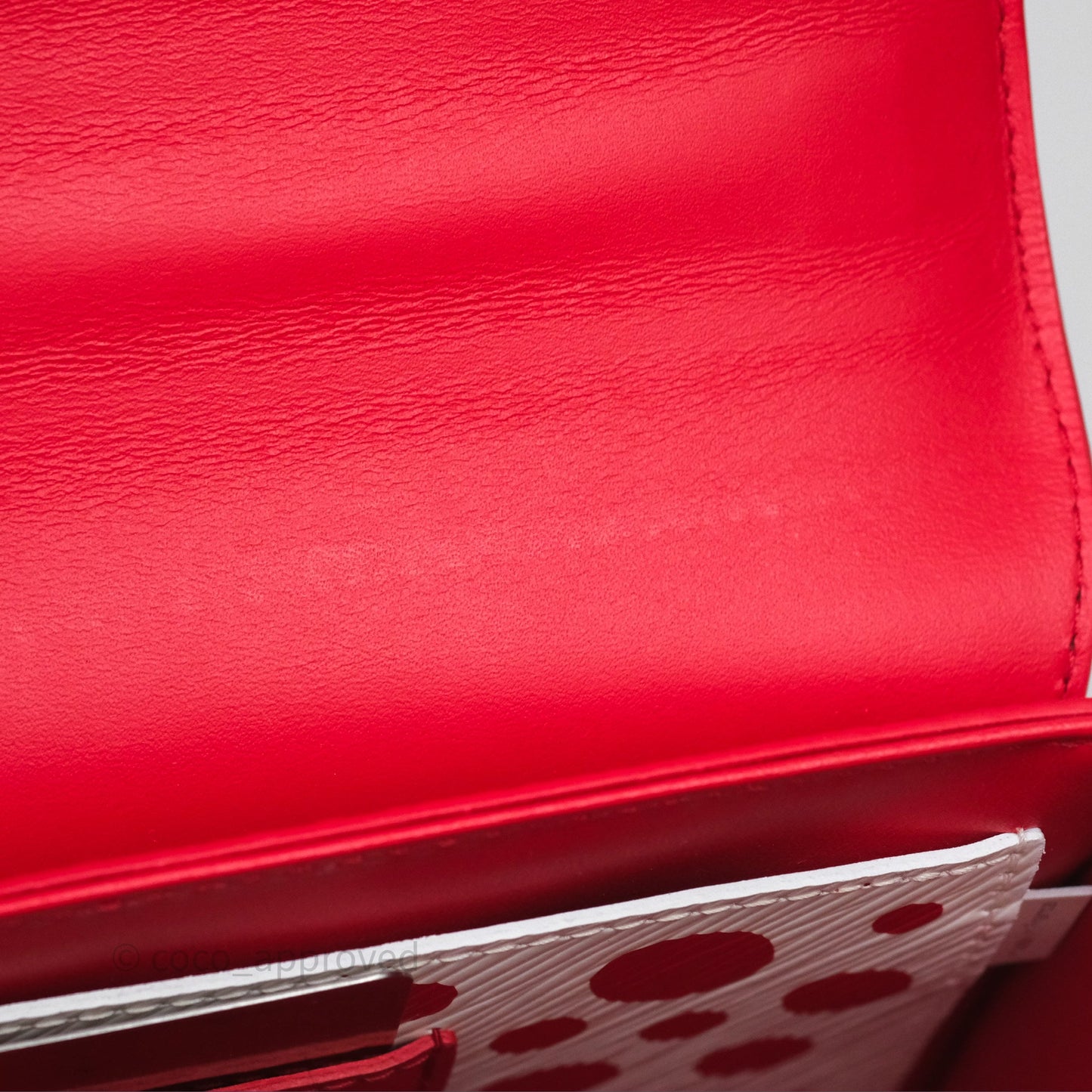 Louis Vuitton x Yayoi Kusama Twist MM Red/ White Epi Silver Hardware