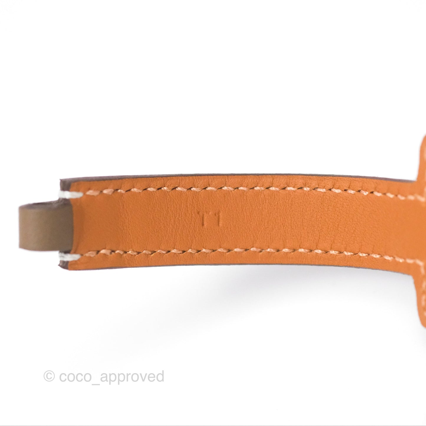 Hermès O'Kelly Double Tour Bracelet Etoupe Swift Rose Gold Hardware
