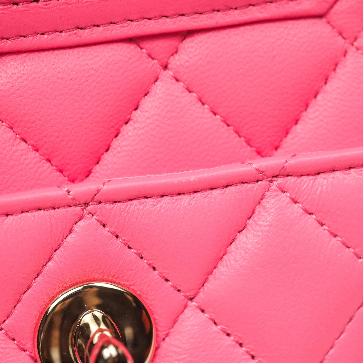 Chanel Small Heart Bag Pink Lambskin Gold Hardware 22S