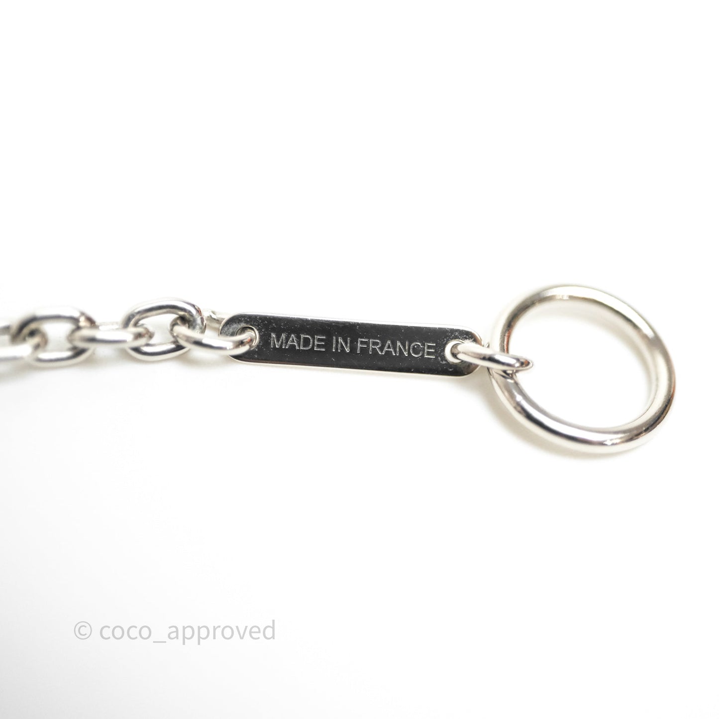 Hermes Carrousel Necklace Horn & Lacquered Palladium Hardware