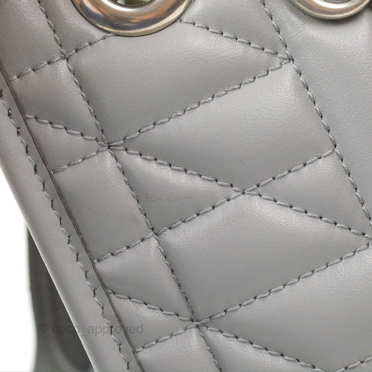 Gucci Mini GG Marmont Vertical Tote Bag Grey Silver Hardware