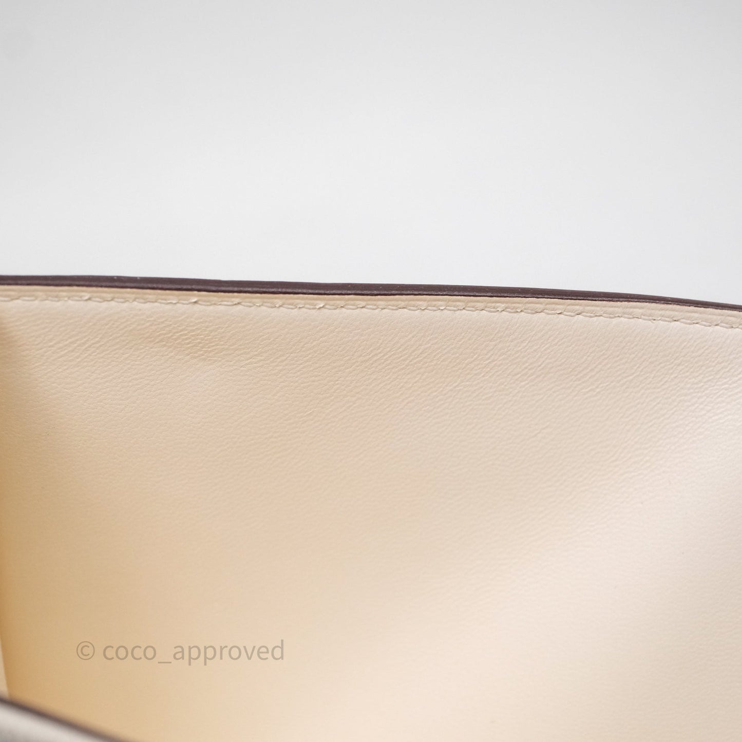 Hermès Constance To Go Wallet Nata I2 Epsom Palladium hardware