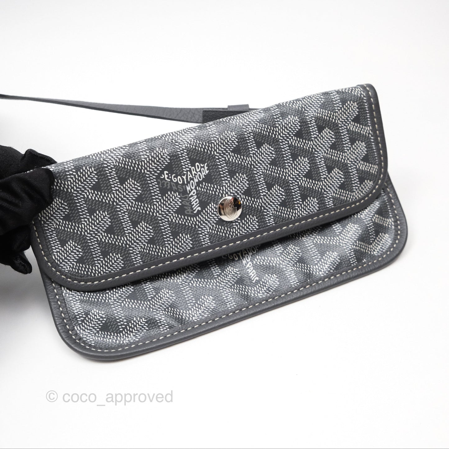 Goyard Bohème Hobo Bag Grey Goyardine Canvas